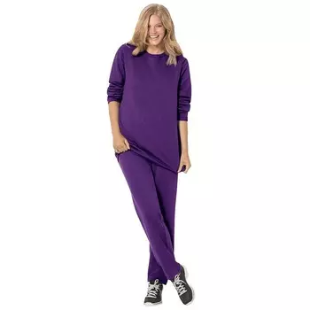 Женщина в женском флисовом свитшоте больших размеров Woman Within, цвет Radiant Purple