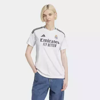 Женская 1-я форма Реал Мадрид CF 2024-2025 Adidas футболка, белый