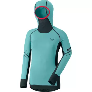 Женская альпийская куртка с длинным рукавом Dynafit, бирюзовый