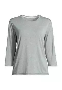 Женская эластичная футболка Inner Balance с рукавами 3/4 ALEX, цвет Dark Forest