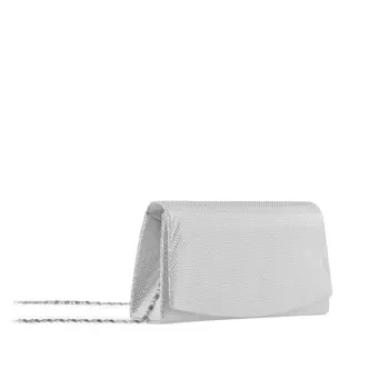 Женская элегантная серебряная сумка Tendenz