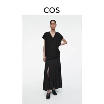 Женская асимметричная юбка Cos, черный