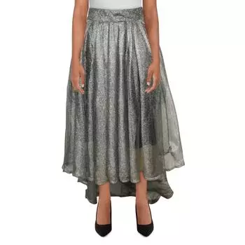 Женская асимметричная юбка миди асимметричная Gracia, серебряный