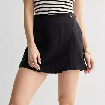 Женская асимметричная юбка-шорты Nine West, черный
