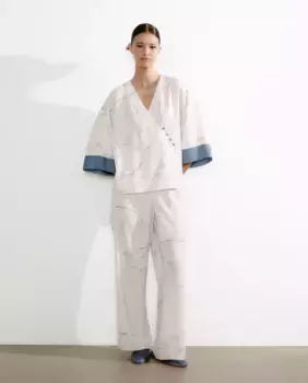 Женская атласная пижама nfasis, белый