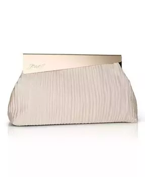 Женская атласная жаккардовая сумка-клатч Haven Jewel Badgley Mischka, черный