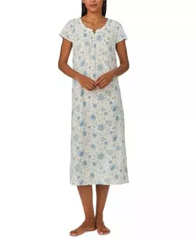 Женская балетная ночная рубашка с развевающимися рукавами Lauren Ralph Lauren, бежевый