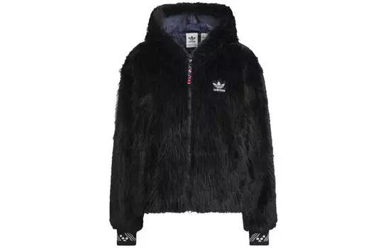 Женская бархатная куртка Adidas Originals, цвет Black