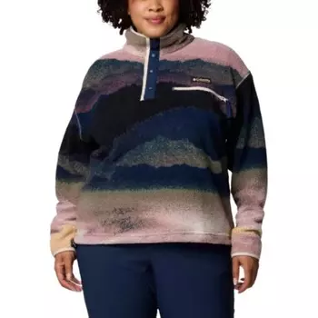 Женская бархатная куртка Helvetia 2 черного/розового цвета Columbia