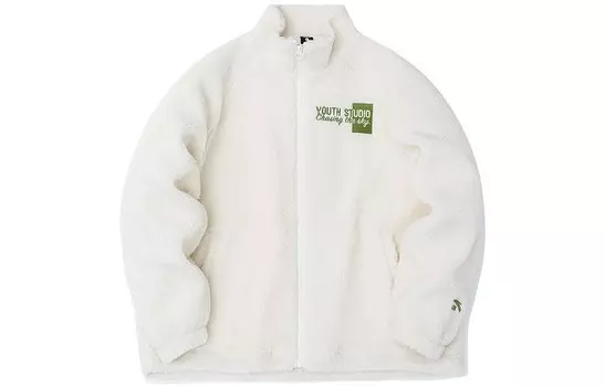 Женская бархатная куртка Life Collection белого цвета Anta