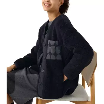 Женская бархатная куртка Marimekko X Marimekko, темно-серые UNIQLO, темно-серый