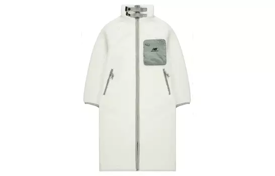 Женская бархатная куртка New Balance, белый