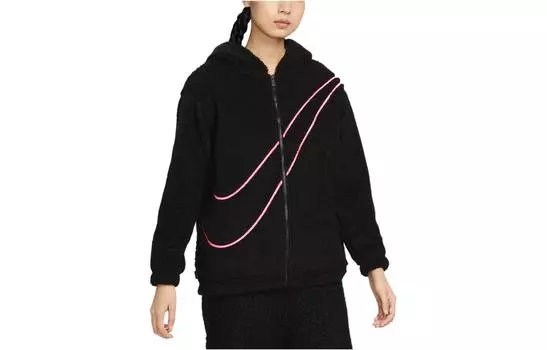 Женская бархатная куртка Nike, цвет Black
