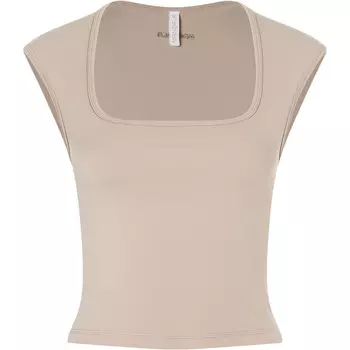 Женская базовая футболка Mandala, бежевый