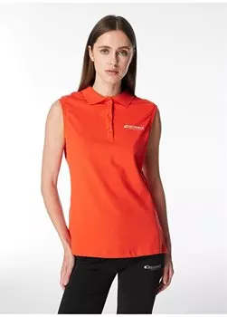 Женская базовая футболка-поло с цветком граната D4SL-TST3036 Discovery Expedition, гранатовый