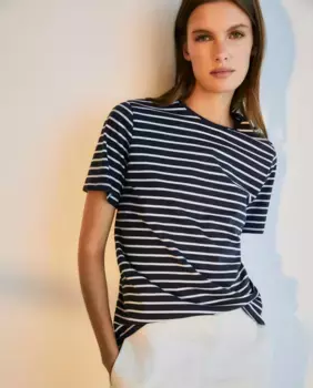 Женская базовая футболка с коротким рукавом Woman El Corte Ingls, белый