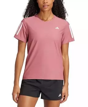 Женская беговая футболка с короткими рукавами The Run adidas, красный