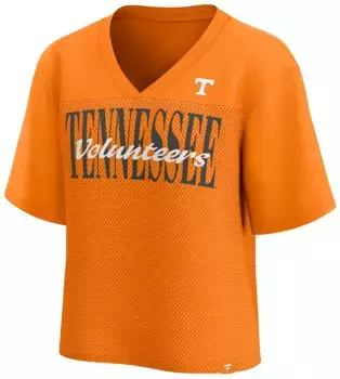Женская бейсбольная майка на пуговицах Tennessee Volunteers Tennessee Orange Fashion NCAA с полной пуговицей Fanatics