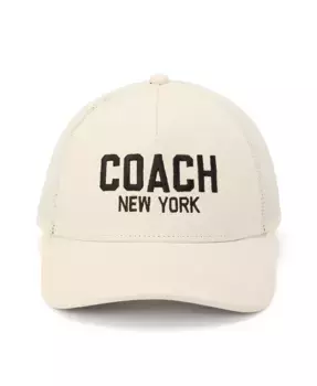 Женская бейсболка New York Trucker COACH, белый