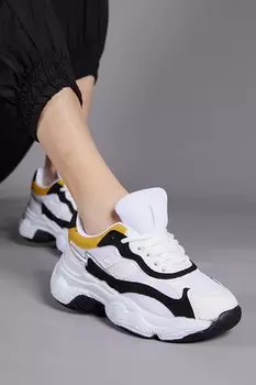 Женская белая черная спортивная обувь Tb246 TONNY BLACK