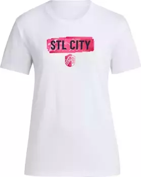 Женская белая футболка Adidas St. Louis City SC 2024 Local Pop