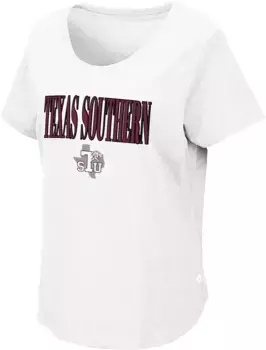 Женская белая футболка Colosseum Texas Southern Tigers