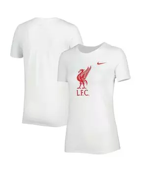 Женская белая футболка Liverpool Legend Performance Nike, белый