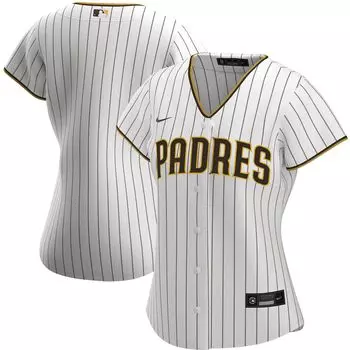 Женская белая футболка Nike San Diego Padres Home Replica Team Nike