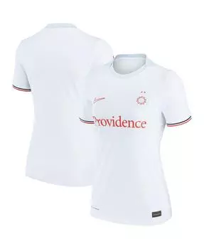 Женская белая футболка Portland Thorns 2022, аутентичная майка на 23 выездных матча Nike, белый