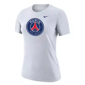 Женская белая футболка с гербом Nike Paris Saint-Germain Club Nike