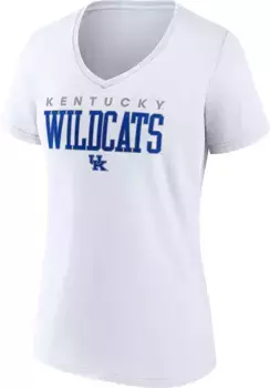 Женская белая футболка с промо-логотипом NCAA Kentucky Wildcats Fanatics
