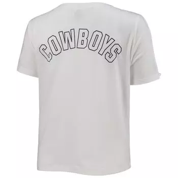 Женская белая футболка с v-образным вырезом и блестками PINK by Victoria's Secret Dallas Cowboys