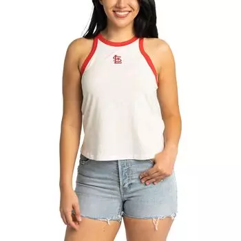 Женская белая майка Lusso St. Louis Cardinals Jane