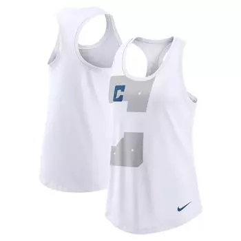 Женская белая майка с вырезом-борцовкой Nike Indianapolis Colts Tri-Blend Nike
