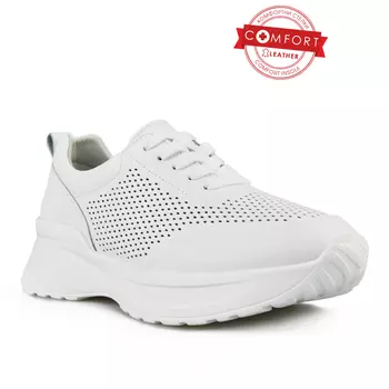 Женская белая повседневная обувь на платформе Tendenz