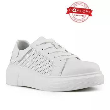 Женская белая повседневная обувь на платформе Tendenz