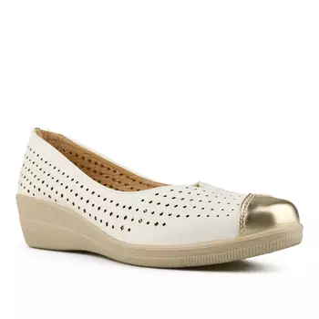 Женская белая повседневная обувь на платформе Tendenz