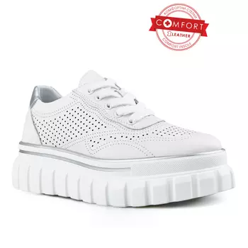 Женская белая повседневная обувь на платформе Tendenz