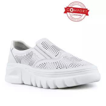 Женская белая повседневная обувь на платформе Tendenz