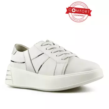 Женская белая повседневная обувь на платформе Tendenz