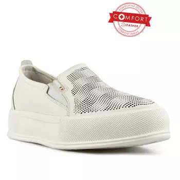 Женская белая повседневная обувь на платформе Tendenz