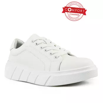 Женская белая повседневная обувь на платформе Tendenz