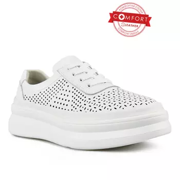 Женская белая повседневная обувь на платформе Tendenz