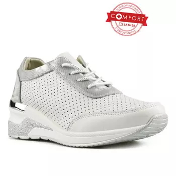 Женская белая повседневная обувь на платформе Tendenz