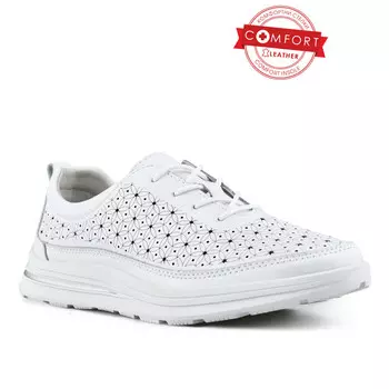 Женская белая повседневная обувь на платформе Tendenz