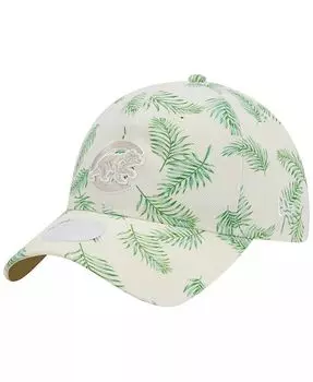 Женская белая регулируемая кепка Chicago Cubs Palms 9TWENTY New Era, белый