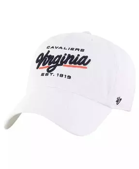 Женская белая регулируемая шляпа Virginia Cavaliers Sidney Clean Up '47 Brand, белый
