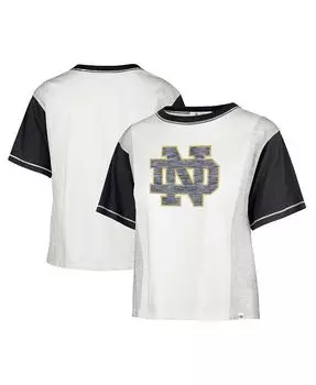 Женская белая рваная футболка Notre Dame Fighting Irish Premier Tilda '47 Brand, белый