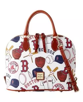 Женская белая сумка на молнии Boston Red Sox Game Day Dooney & Bourke, белый