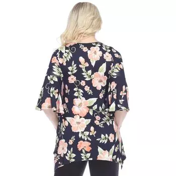 Женская белая туника Mark Blanche White Mark, красный